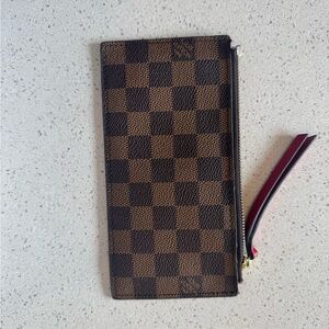 Checkered Brown and Black Wallet